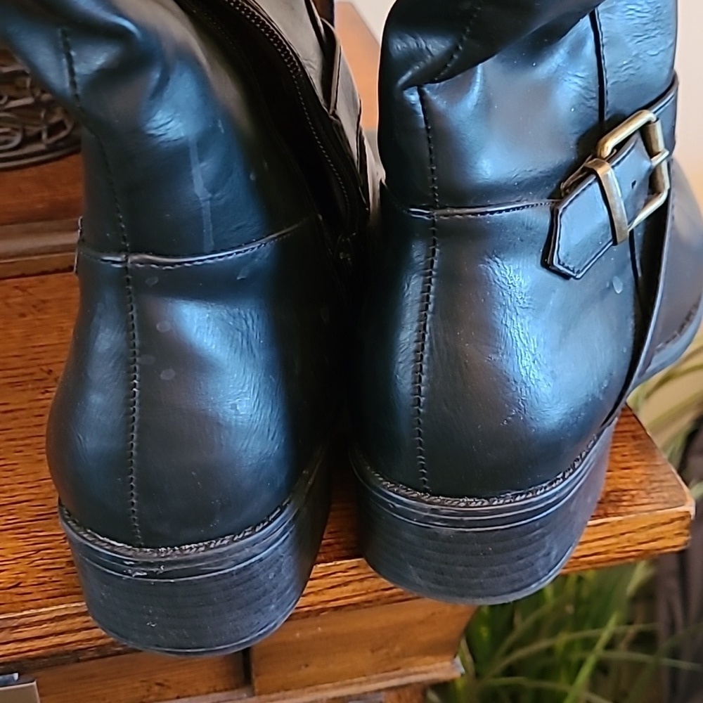 💥3for$12💥 Rampage Imagine black & brown riding boots, size 8.5 - Picture 6 of 12